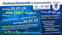 Festwochenende in Hohenstaufen