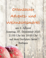Weihnachtsmarkt in Ottenbach