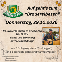 Brauereibesen Gruibinger Bier