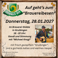 Brauereibesen Gruibinger Bier