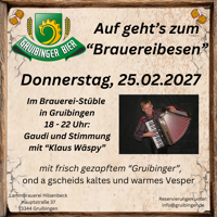 Brauereibesen Gruibinger Bier